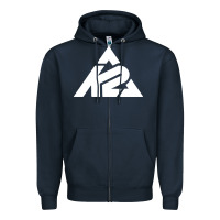 Navy k2 ski snowboarding Zipper Hoodie - artisFamous