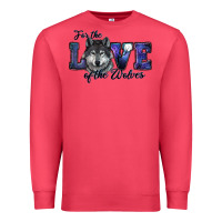 Cardinal For The Love Of The Wolves Premium Sweatshirt - RanaPortraitStore