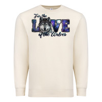 Sandshell For The Love Of The Wolves Premium Sweatshirt - RanaPortraitStore