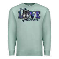 Seafoam For The Love Of The Wolves Premium Sweatshirt - RanaPortraitStore