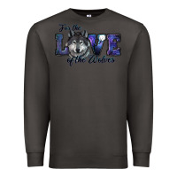 Smoke For The Love Of The Wolves Premium Sweatshirt - RanaPortraitStore