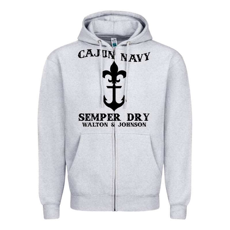 Cajun Navy Zipper Hoodie by artisFamous | Teevron