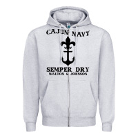 Cajun Navy Zipper Hoodie | Teevron