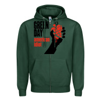 Sports Green american idiot Zipper Hoodie - artisFamous