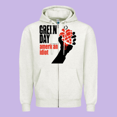 American Idiot Zipper Hoodie Designed By Artisfamous