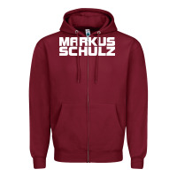 Burgundy markus schulz Zipper Hoodie - artisFamous