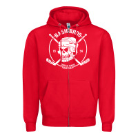Red bash bros Zipper Hoodie - artisFamous