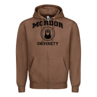 Chestnut mordor university Zipper Hoodie - artisFamous