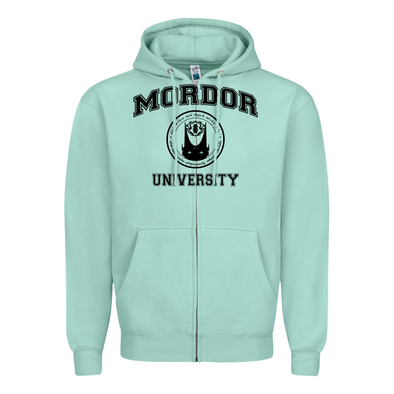 Mordor University Zipper Hoodie by artisFamous | Teevron