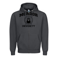 Smoke mordor university Zipper Hoodie - artisFamous