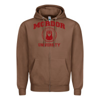 Chestnut mordor university Zipper Hoodie - artisFamous