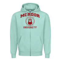 Seafoam mordor university Zipper Hoodie - artisFamous