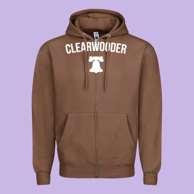 Clearwooder Zipper Hoodie Designed By Artisfamous