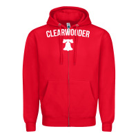 Red clearwooder Zipper Hoodie - artisFamous
