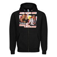 Black wrong side of the river Zipper Hoodie - artisFamous