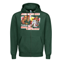 Sports Green wrong side of the river Zipper Hoodie - artisFamous