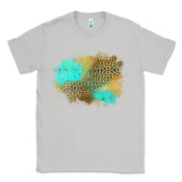Moon Dust turquoise leopard patch Classic Tee - Jasminsmagicworld