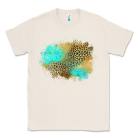 Natural turquoise leopard patch Classic Tee - Jasminsmagicworld
