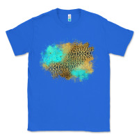 True Royal turquoise leopard patch Classic Tee - Jasminsmagicworld