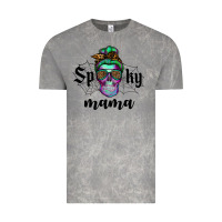 Cloud Rock spooky mama skull Vintage Tee - RanaPortraitStore