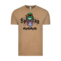 Vintage Coffee spooky mama skull Vintage Tee - RanaPortraitStore