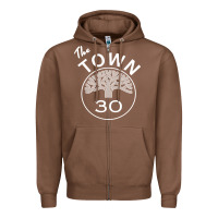 Chestnut golden state the town Zipper Hoodie - artisFamous