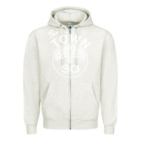 Oatmeal Heather golden state the town Zipper Hoodie - artisFamous