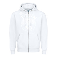 White golden state the town Zipper Hoodie - artisFamous