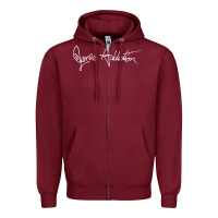 Burgundy janes addiction Zipper Hoodie - artisFamous