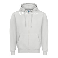 Dove Grey johns hopkins Zipper Hoodie - artisFamous