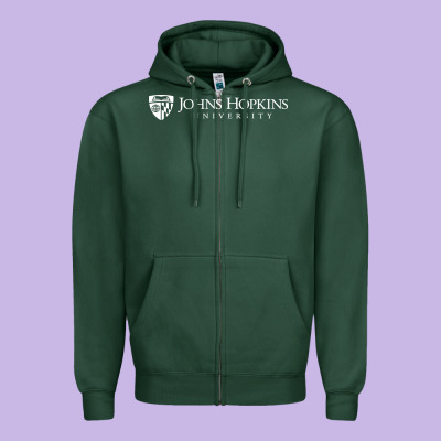Johns Hopkins Zipper Hoodie Designed By Artisfamous