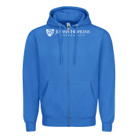 True Royal johns hopkins Zipper Hoodie - artisFamous