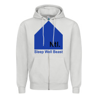 Dove Grey the national party Zipper Hoodie - artisFamous