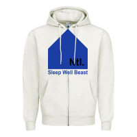 Oatmeal Heather the national party Zipper Hoodie - artisFamous
