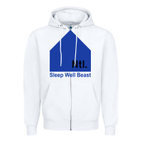White the national party Zipper Hoodie - artisFamous
