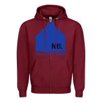 Burgundy the national party Zipper Hoodie - artisFamous