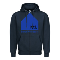 Navy the national party Zipper Hoodie - artisFamous