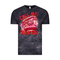 Cloud Black call me never Vintage Tee - FaDigitalArtStudio