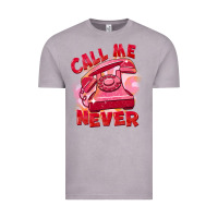 Vintage Zinc call me never Vintage Tee - FaDigitalArtStudio