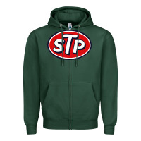Sports Green stp motor Zipper Hoodie - artisFamous