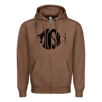 Chestnut p hish Zipper Hoodie - artisFamous