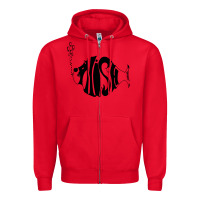 Red p hish Zipper Hoodie - artisFamous