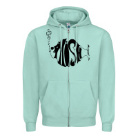 Seafoam p hish Zipper Hoodie - artisFamous