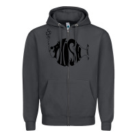 Smoke p hish Zipper Hoodie - artisFamous