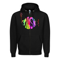 Black p hish Zipper Hoodie - artisFamous