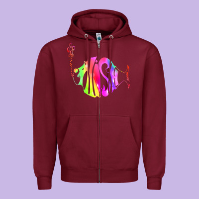 P Hish Zipper Hoodie Designed By Artisfamous