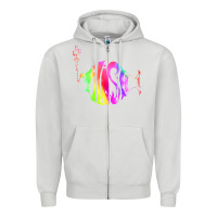 Dove Grey p hish Zipper Hoodie - artisFamous
