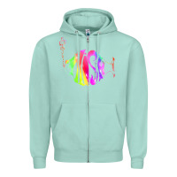 Seafoam p hish Zipper Hoodie - artisFamous
