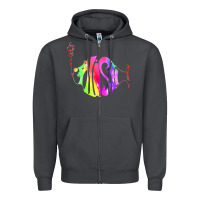 Smoke p hish Zipper Hoodie - artisFamous