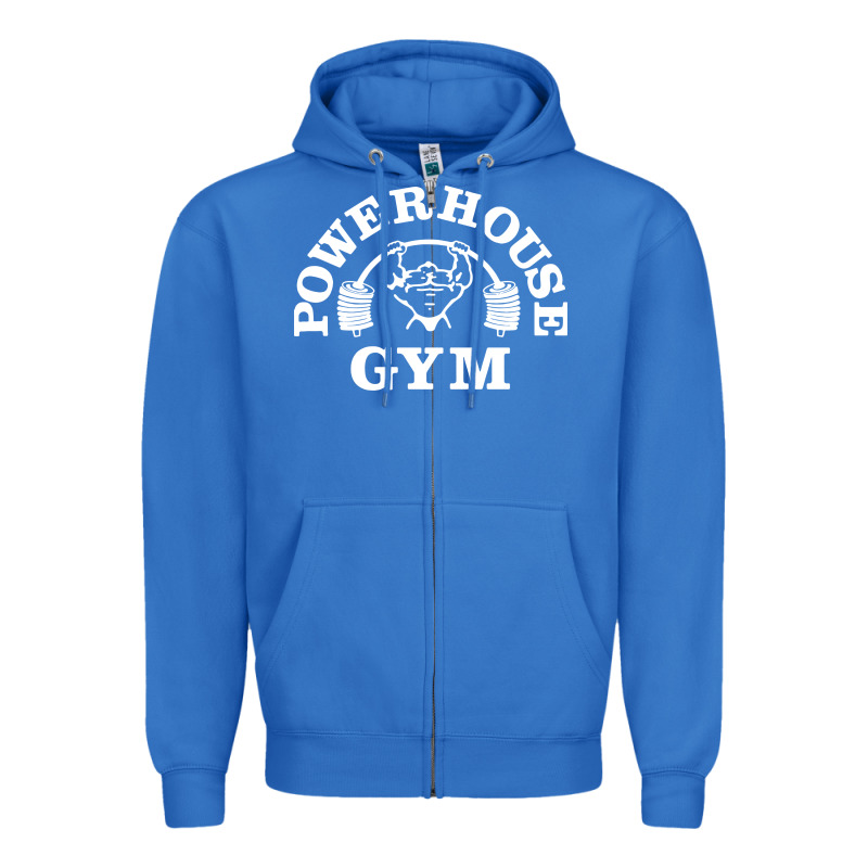 Power House Gym Fitness Zipper Hoodie by artisFamous | Teevron